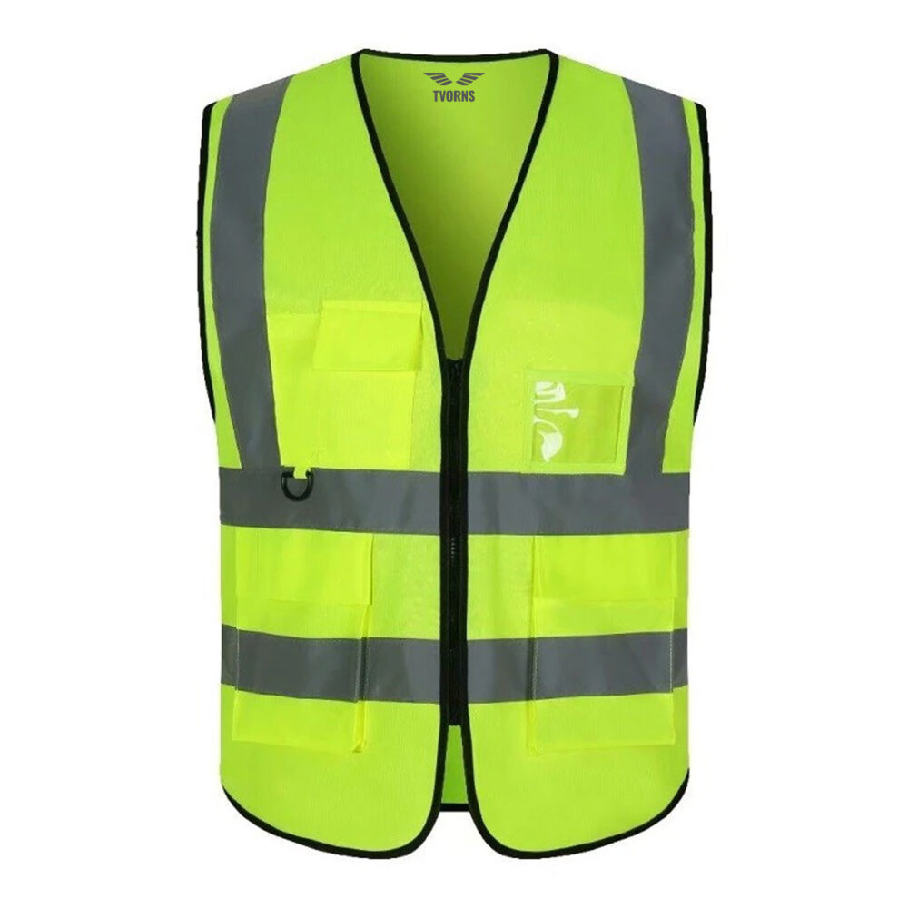 Hi Viz Work Vest – Durable Industrial Safety Vest for Daily Use